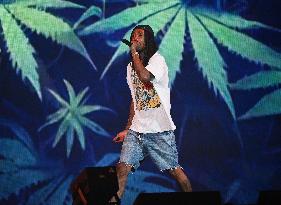 Wiz Khalifa Performs At High School Reunion Tour - FL