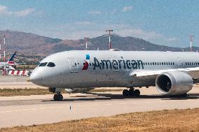 American Airlines Boeing 787 Dreamliner In Athens