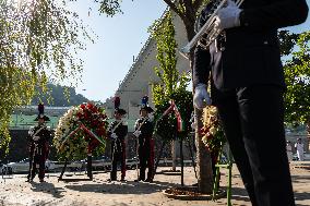 Commemorations Of The Morandi Bridge Collapse