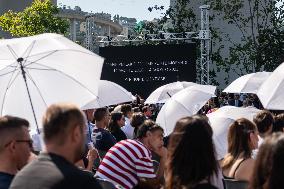 Commemorations Of The Morandi Bridge Collapse