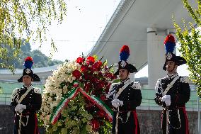 Commemorations Of The Morandi Bridge Collapse