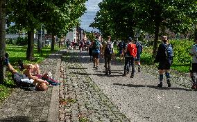 The "Death March" Was Held In Bornem, Belgium.