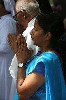 Tamil Catholics Take Part In The Feast Of Our Lady Of Madhu