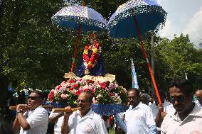 Tamil Catholics Take Part In The Feast Of Our Lady Of Madhu