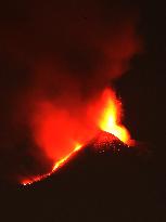 ITALY-CATANIA-MOUNT ETNA VOLCANO-ERUPTION