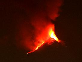 ITALY-CATANIA-MOUNT ETNA VOLCANO-ERUPTION