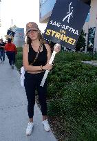 SAG-Aftra And The WGA Picket At Netflix Offices - LA