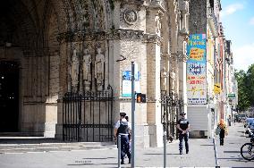 Security Of Churches Reinforced On August 15 In France