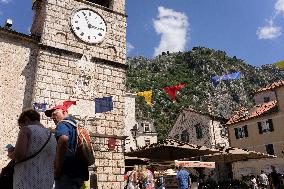Tourism In Kotor, Montenegro