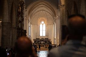 Light Effects At Basilica di Santa Maria di Collemaggio In L'Aquila