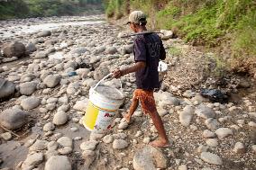 The El Nino Phenomenon Causes Extreme Drought In Indonesia