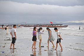 CHINA-GUANGXI-DONGXING-JINTAN BEACH (CN)