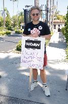 Celebs Join SAG-WGA Strike - LA