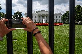 Tourists Visit The White House - Washington