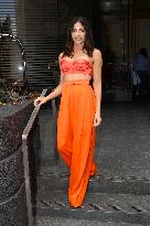 Jenna Dewan Looking Pretty In Orange - NYC