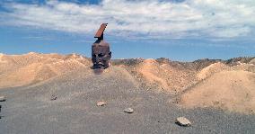 The Emperor in Han Dynasty Outdoor Sculpture in Guazhou