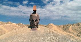 The Emperor in Han Dynasty Outdoor Sculpture in Guazhou