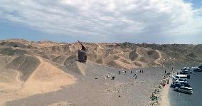 The Emperor in Han Dynasty Outdoor Sculpture in Guazhou