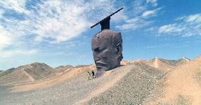 The Emperor in Han Dynasty Outdoor Sculpture in Guazhou