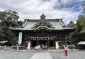 Mishima Taisha shrine in central Japan