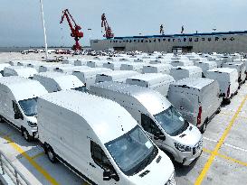 Vehicles Shipment Export Growth in China