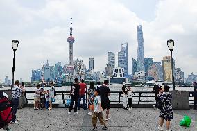 The Bund Tourism Peak in Shanghai