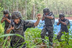 SWAT Conduct An Anti-terrorism Drill in Nanning, China