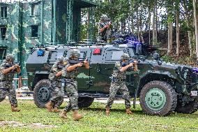 SWAT Conduct An Anti-terrorism Drill in Nanning, China