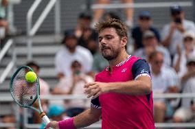 Wawrinka Vs. Nakashimi: Western & Southern Open First Round