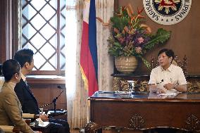 Japan Komeito party chief in Philippines