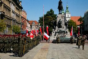 Celebration Of The Polish Army In Krakow