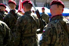 Celebration Of The Polish Army In Krakow