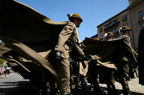 Celebration Of The Polish Army In Krakow