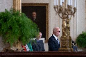 President Joe Biden makes remarks on the anniversary of the Inflation Reduction Act