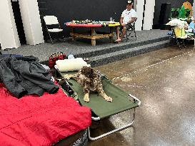 U.S.-HAWAII-MAUI ISLAND-WILDFIRES-EVACUEES-SHELTER