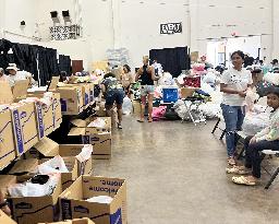 U.S.-HAWAII-MAUI ISLAND-WILDFIRES-EVACUEES-SHELTER