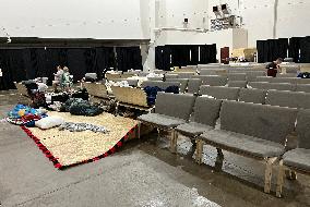 U.S.-HAWAII-MAUI ISLAND-WILDFIRES-EVACUEES-SHELTER