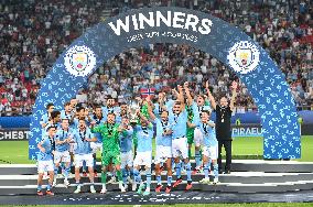 Manchester City Secure UEFA Super Cup