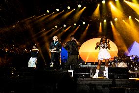 Black Eyed Peas Perform In Turin