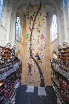 19th Century Church Transformed Into A Climbing Wall - Paris