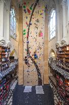 19th Century Church Transformed Into A Climbing Wall - Paris