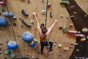 19th Century Church Transformed Into A Climbing Wall - Paris