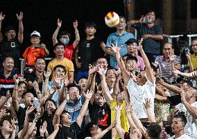 (SP)CHINA-HAINAN-WENCHANG-VILLAGE VOLLEYBALL (CN)