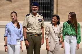 Princess Of Asturias Enters Military Academy - Zaragoza
