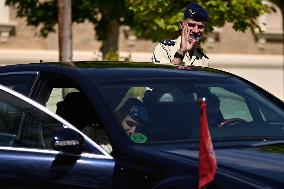 Princess Of Asturias Enters Military Academy - Zaragoza