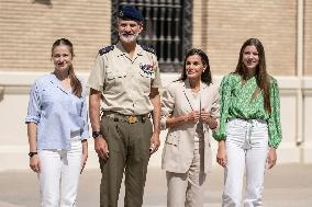 Princess Of Asturias Enters Military Academy - Zaragoza