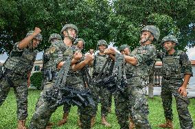 SWAT Relax During Training