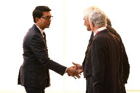 Meeting Between Pope Francis And Andry Rajoelina