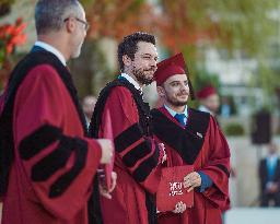 Crown Prince Al Hussein Attends A Graduation Ceremony - Amman