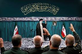 Khamenei Meets With Islamic Revolution Guards - Tehran